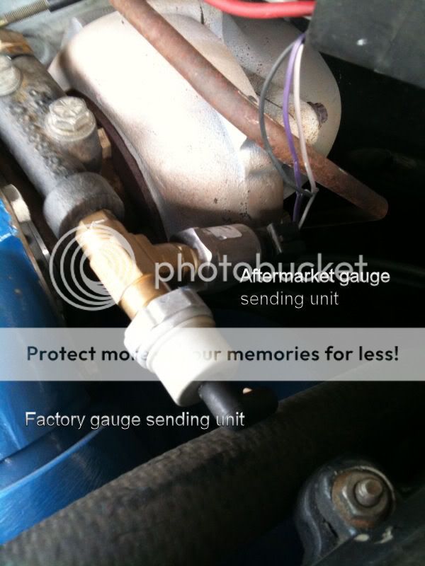 Where is the oil pressure sending unit?? Please The Diesel Stop